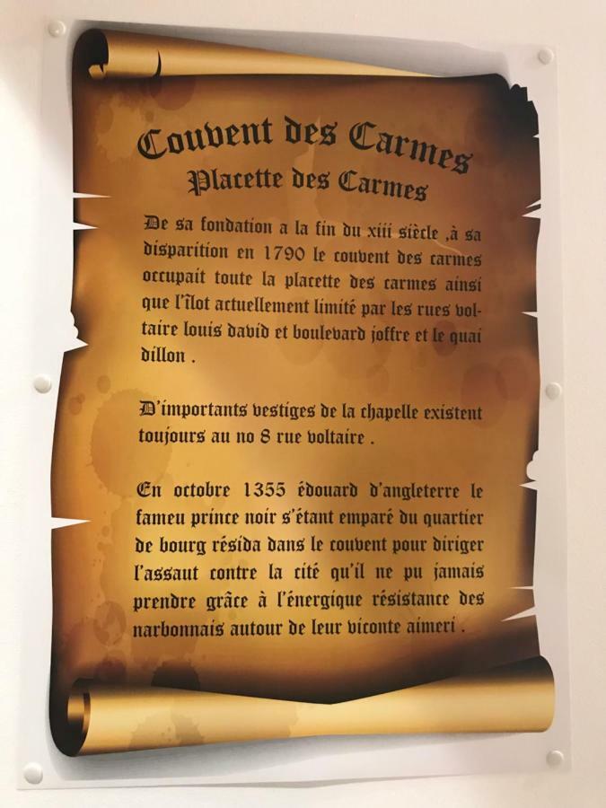 Studio Du Couvent Des Carmes Narbona Exterior foto